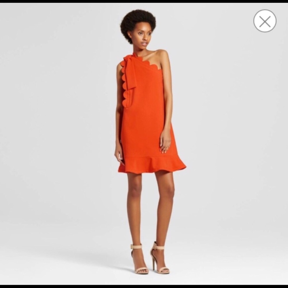 Cute orange dress